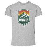 Toddler Denver Summit FC Gray Vintage Logo Tee