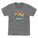 Youth Denver Summit FC Gray Vintage Logo Tee