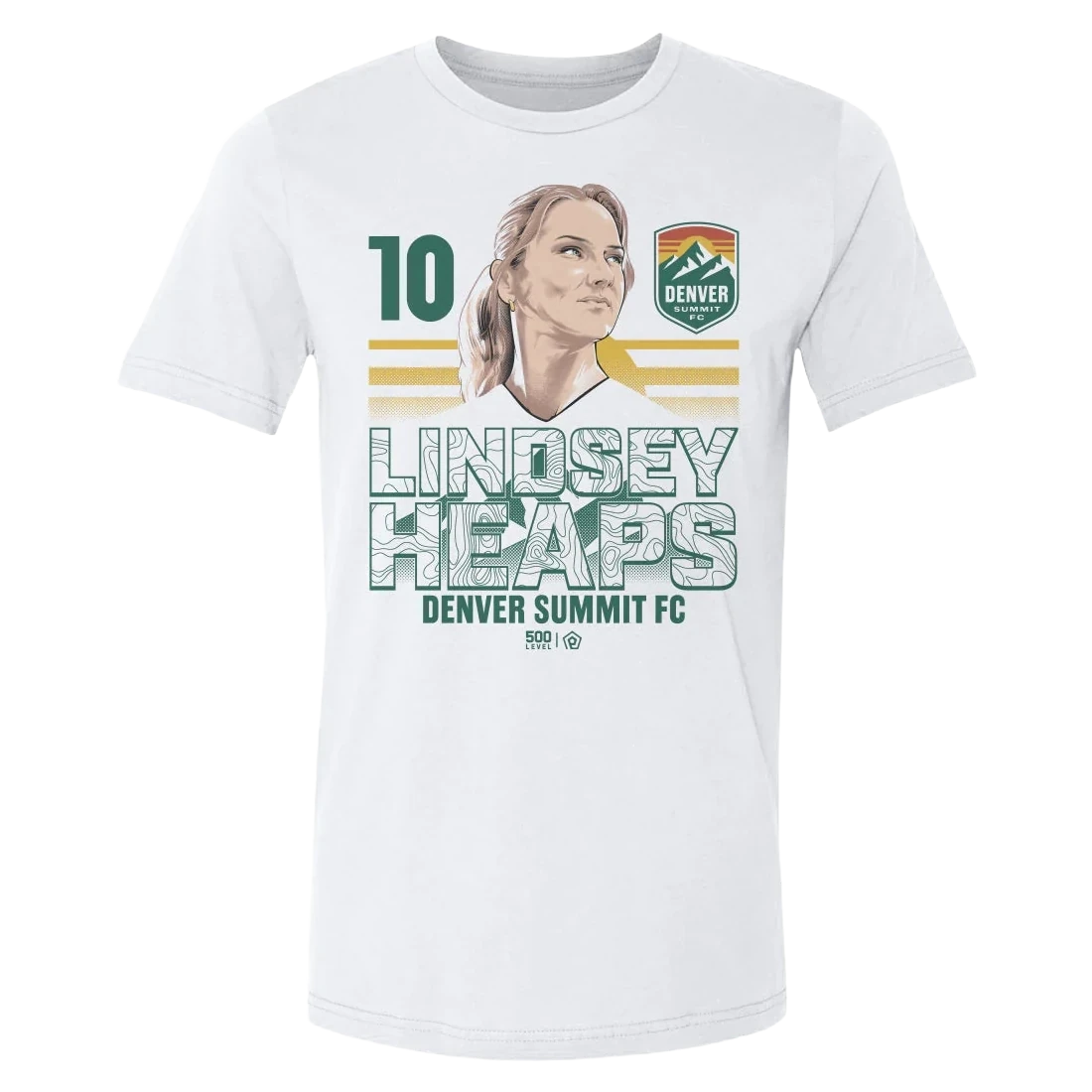 DENVER SUMMIT FC LINDSEY HEAPS PLAYER IMAGE TEE