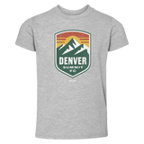 Toddler Denver Summit FC Gray Vintage Logo Tee