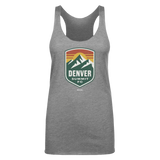 Women's Denver Summit FC Gray Vintage Logo Tank Top