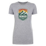 Women's Denver Summit FC Gray Vintage Logo Tee
