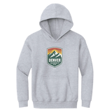 Youth Denver Summit FC Gray Vintage Logo Hoodie