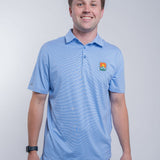 Unisex Denver Summit FC Twine Heather Blue Polo