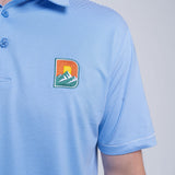 Unisex Denver Summit FC Twine Heather Blue Polo