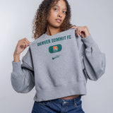 Women's Denver Summit FC Nike Gray Sweatshirt