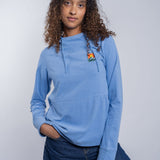 Women's Denver Summit FC Justice Blue Hoodie