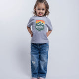 Toddler Denver Summit FC Gray Vintage Logo Tee