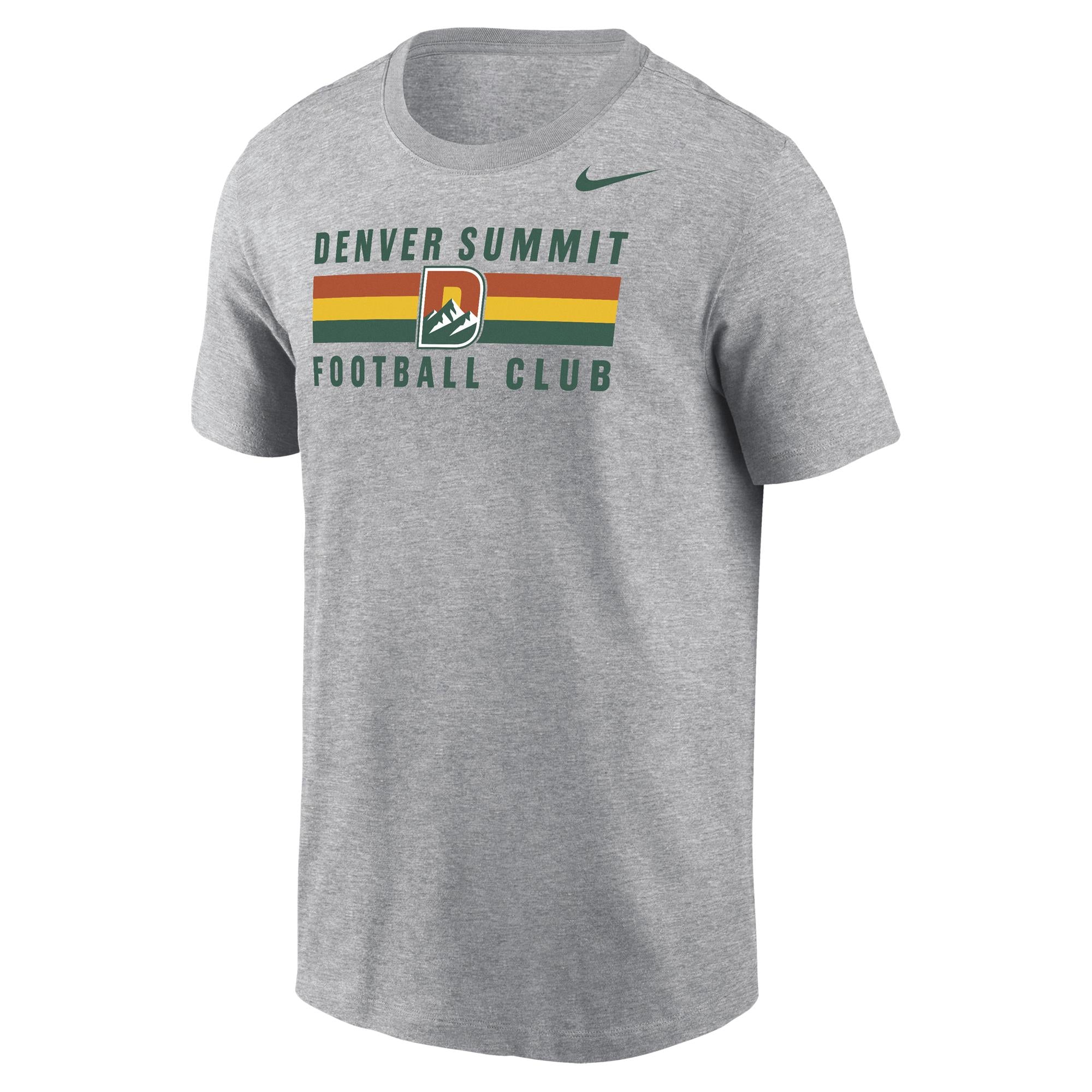 Unisex Denver Summit FC Nike Gray Tee (
