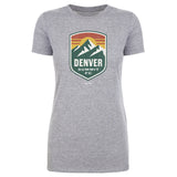 Gray t-shirt with Denver Summit FC logo on a white background
