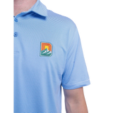 Denver Summit FC Twine Polo - Columbia Blue