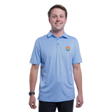 Denver Summit FC Twine Polo - Columbia Blue