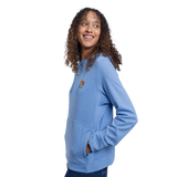 Women's Denver Summit FC Justice Hoodie - Columbia Blue Heather