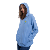 Women's Denver Summit FC Justice Hoodie - Columbia Blue Heather