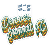 Denver Summit FC Give Good Vibes Decal