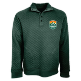 Denver Summit FC Quilted Snap Pullover Crest Logo