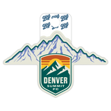 Denver Summit FC Mountain Range Primary Crest Decal