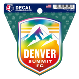 Denver Summit FC Primary Crest Clean Cut Pride Decal