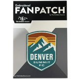 Denver Summit FC Primary Crest Embroidered Fan Patch