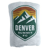 Denver Summit FC Primary Crest Sweatshirt Blanket