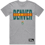 Denver Summit FC Peace Collective Wordmark SS Tee