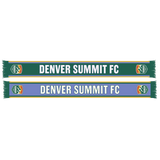 Denver Summit FC Azure Pine Primary Woven Scarf