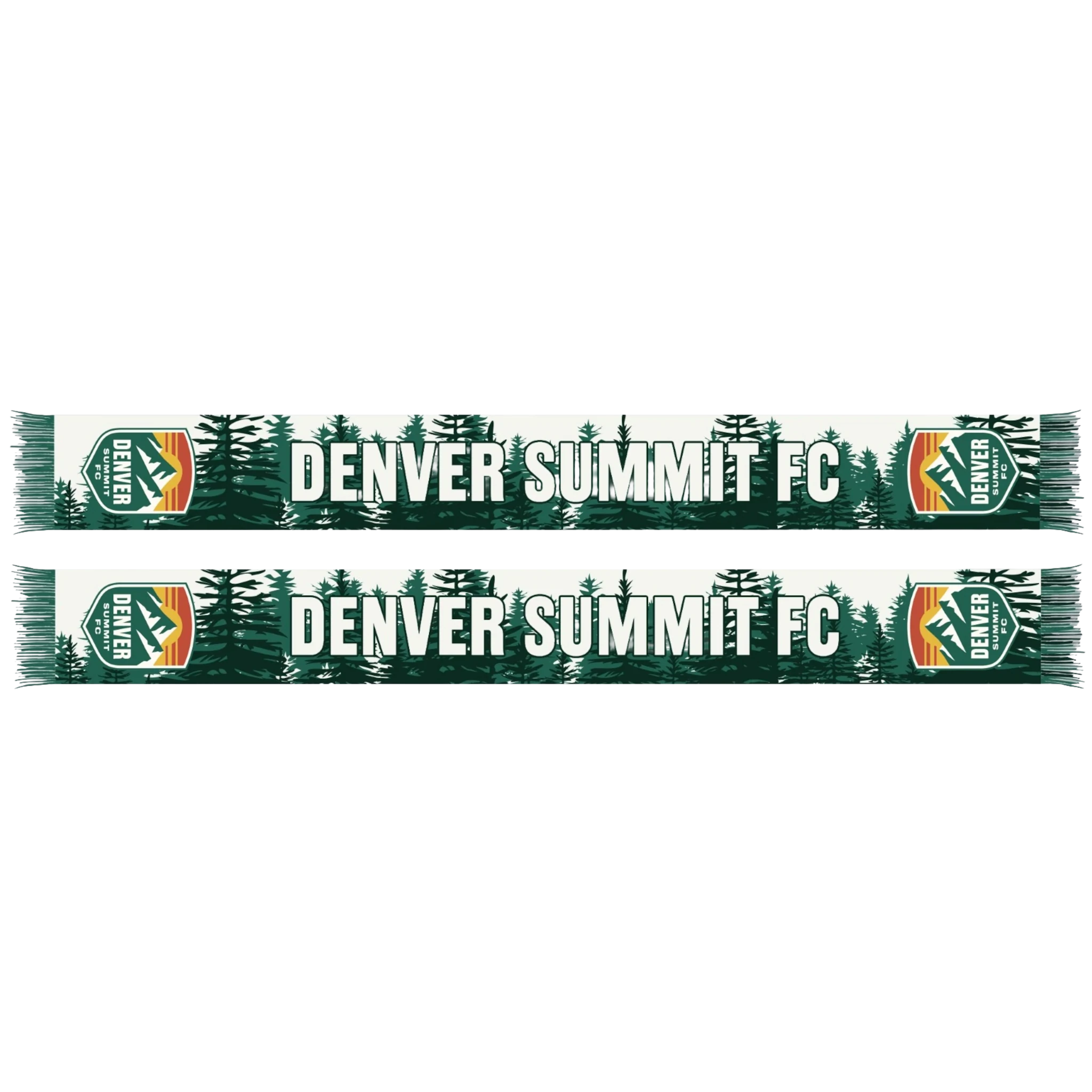 Denver Summit FC Forest White Wordmark Woven Scarf – Denver Summit Shop