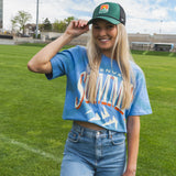Denver Summit FC Heavy Relaxed Blue Mountain All Over Print Tee