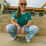 Denver Summit FC Legion Pine Ringer Tee