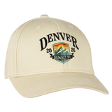 Denver Summit FC Tan Crest Wordmark Hat