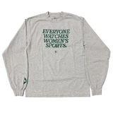Denver Summit FC Everyone Watches Women's Sports Grey LS Tee