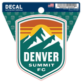 Denver Summit FC Primary Crest Clean Cut Decal